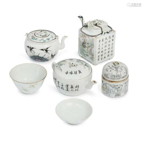 Five piece of Chinese porcelain