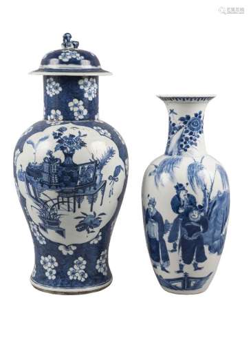 Two Chinese porcelain vases