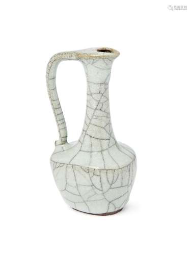 A Chinese Ge type crackle glazed ewer