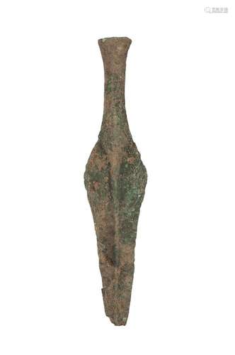 A Chinese Ancient bronze spearhead