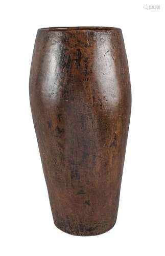 A large Thai hardwood floor vase