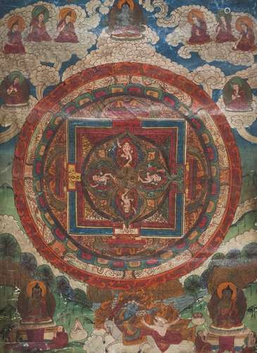 A Tibetan mandala