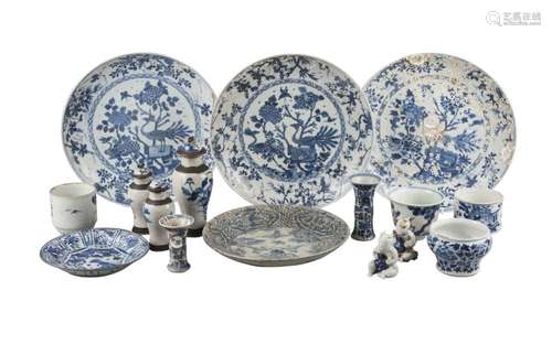 Five Chinese porcelain bowls