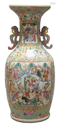 A massive Chinese porcelain baluster vase