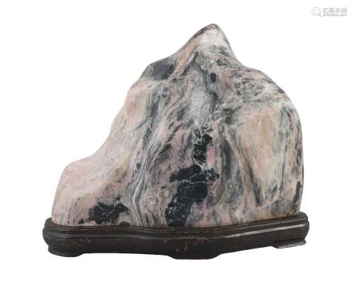 A Chinese marble scholar's rock