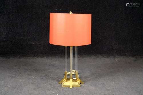 Grande Lampe de Salon, Vintage. A quatre colonnes ...