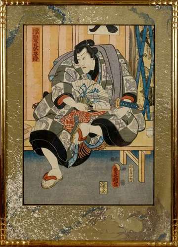 Utagawa Kunisada (1786 1865)		L'Acteur Ichikawa D...