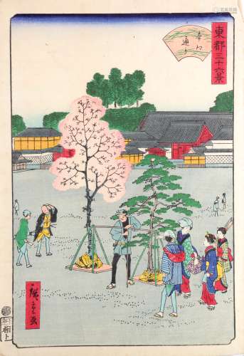 UTAGAWA HIROSHIGE II (1826 - 1869) Woodblock print