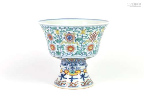 A Chinese Famille-Rose Porcelain Cup