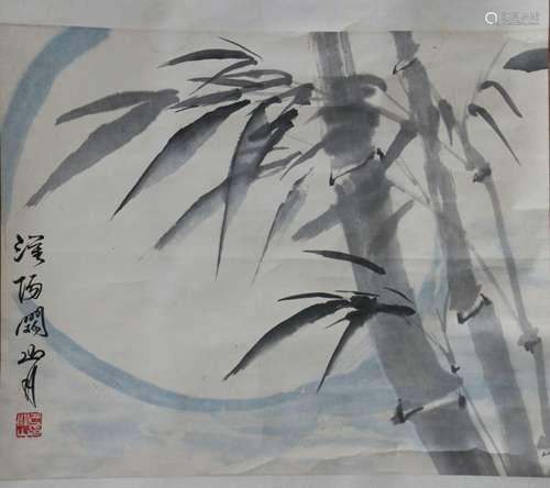 A Chinese Paint on Scroll