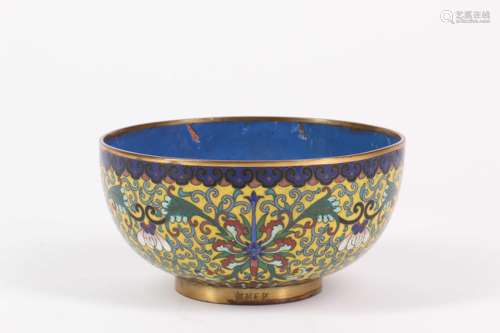 A Chinese Cloisonné Bowl