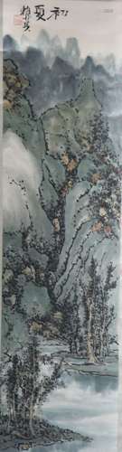 A Chinese Paint on Scroll