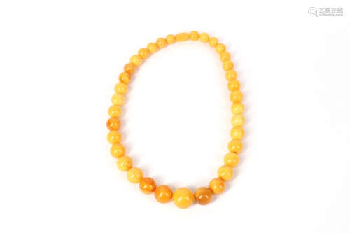 A Beeswax Necklace