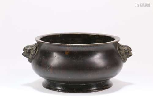 A Chinese Bronze Incense Burner