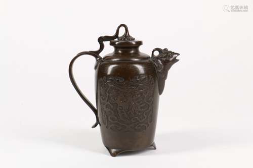 A Bronze Tea Pot