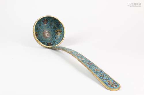 A Chinese Cloisonné Spoon