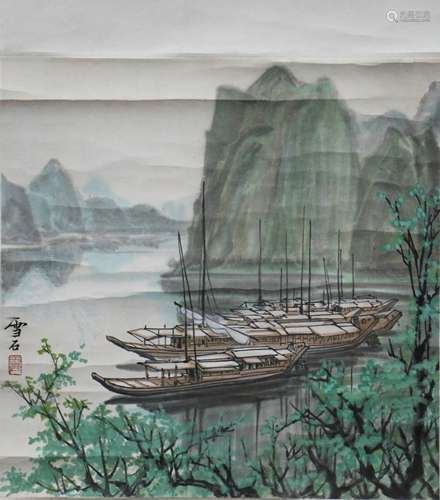 A Chinese Paint on Scroll