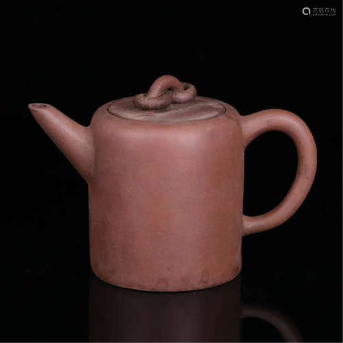 CHINESE YIXING ZISHA CLAY TEA POT WITH MARKER