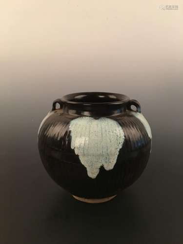 Chinese Black Glazed Pot