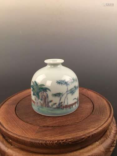 Chinese Doucai Beehive Shaped Vase