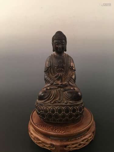 Chinese Gilt Bronze Buddha Statute