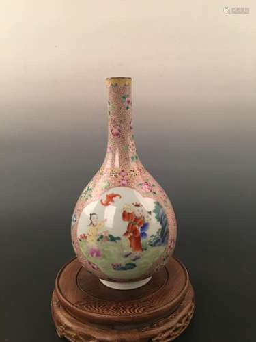 Chinese Famille Rose Vase