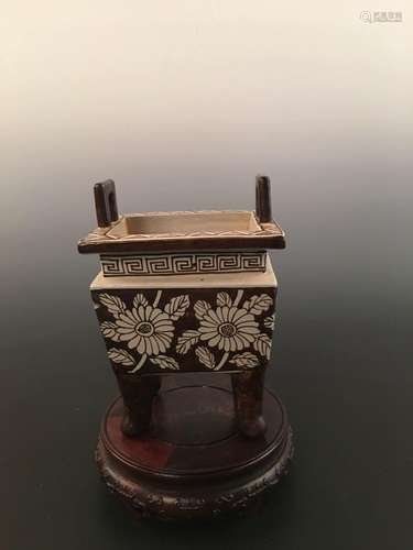 Chinese Ci Zhou Ware Porcelain Censer