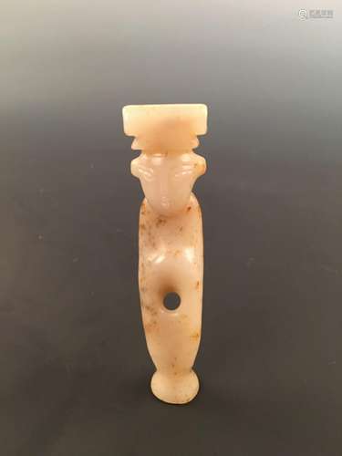 Chinese Archaic JadeFigure