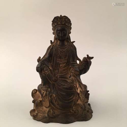 Chinese Bronze Buddha Statue