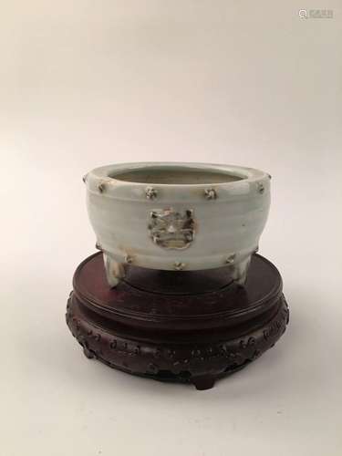 Chinese Copper-Red Tripod Censer