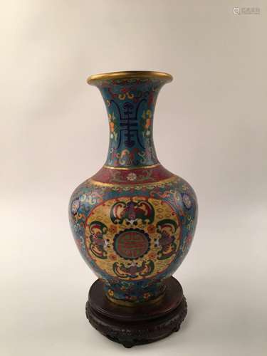 Chinese Cloisonné Bronze 