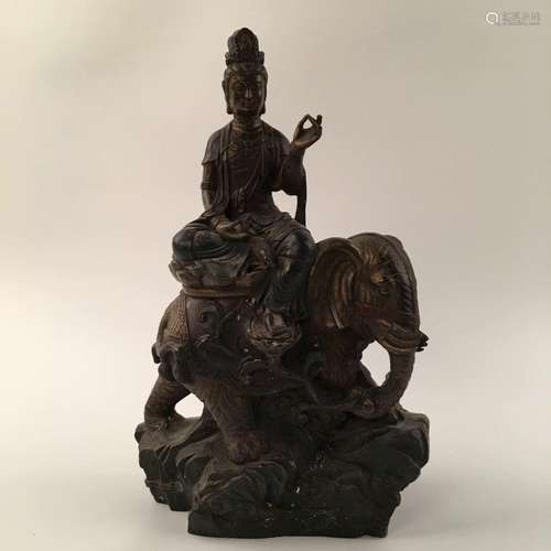 Chinese Gilt Bronze Buddha Statue