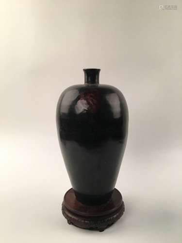 Chinese Jizhou Ware Meiping Vase