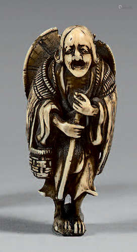 JAPON Fin de l'époque Edo (1603 1868)		 NETSUKE e...