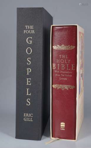 GILL, Eric (Illustrated by). The Four Gospels of the Lord Jesus Christ.