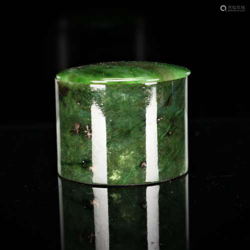 A Green Jade Jewlery Box