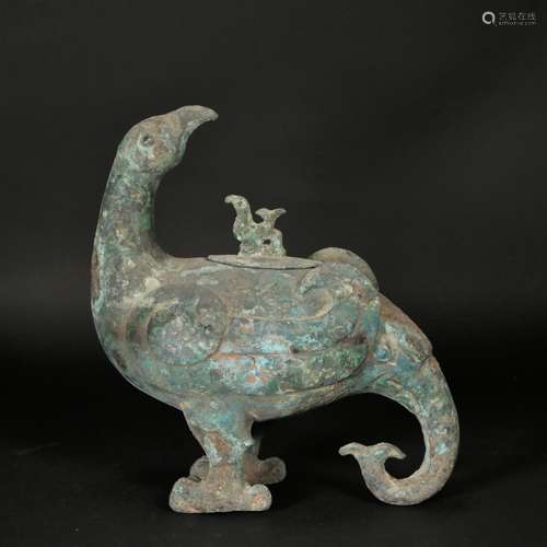 A Chinese Archaic Bronze animal