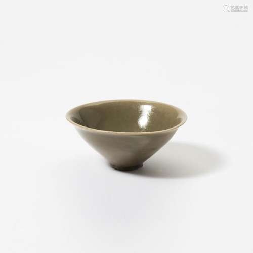 A Chinese Yaozhou celadon-glazed bowl