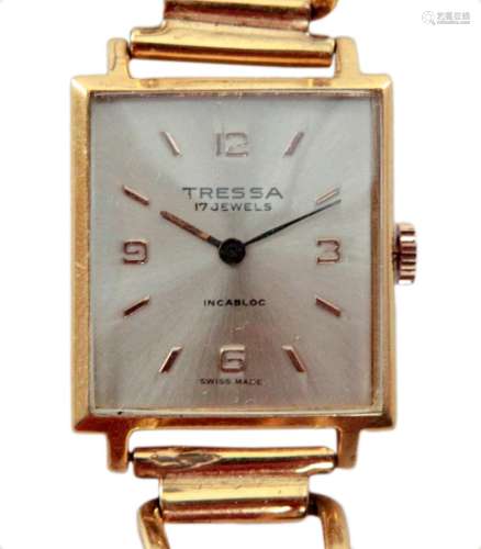 Tressa Ladies Watch Gold Plated