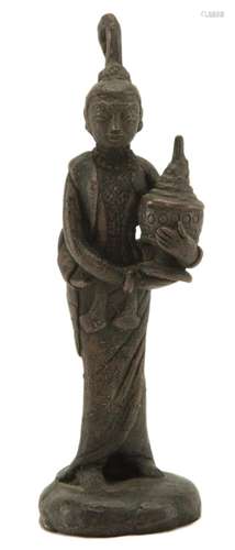 SouthEast Asian Copper Statue