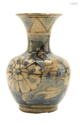 Persian Glazed Pottery Vase