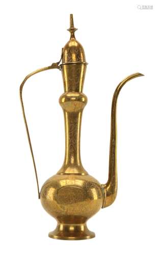 Vintage Brass Dallah, Arabic Indian Coffee Pot