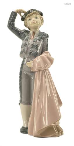 Lladro Matador Little Boy Bullfighter Figurine