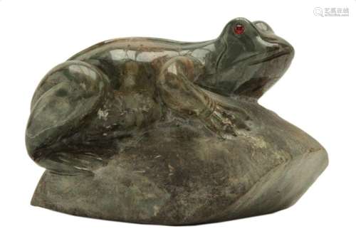 Hardstone Carved Frog