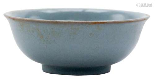 Chinese Light Blue Pottery Bowl