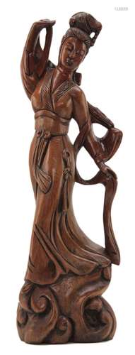 Wood Carving lady