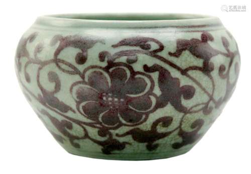 Chinese Underglaze Painted Pottery Bowl