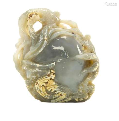 Chinese Agate Snuff Bottle