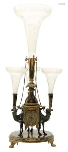 Victorian Lamp with Camels