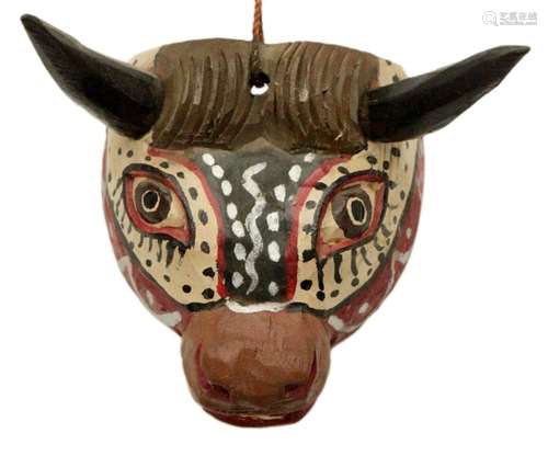 Small Hand Made Wood Mask